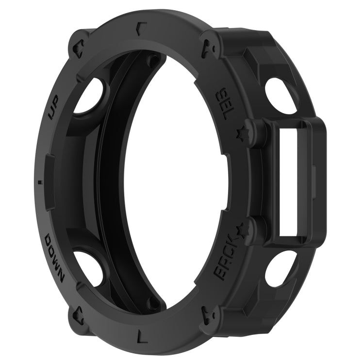 For Amazfit T-Rex Ultra Armor Hollow Watch Protective Case(Black) - Watch Cases by PMC Jewellery | Online Shopping South Africa | PMC Jewellery | Buy Now Pay Later Mobicred