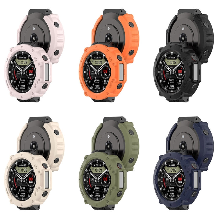 For Amazfit T-Rex Ultra Armor Hollow Watch Protective Case(Green) - Watch Cases by PMC Jewellery | Online Shopping South Africa | PMC Jewellery | Buy Now Pay Later Mobicred