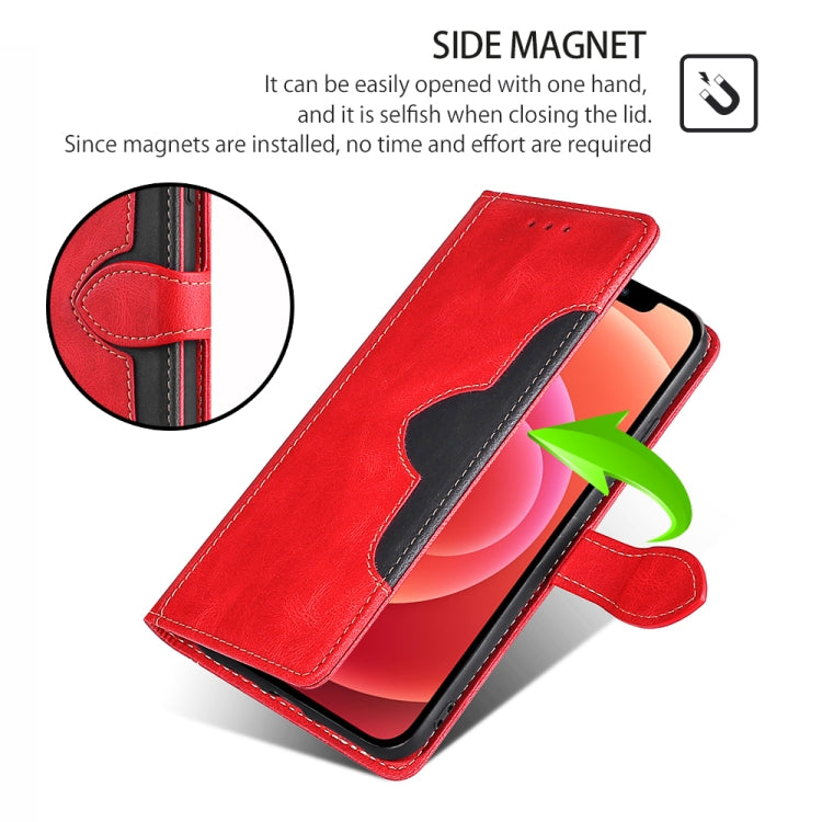 For Honor Magic6 Pro 5G Skin Feel Magnetic Buckle Leather Phone Case(Red) - Honor Cases by PMC Jewellery | Online Shopping South Africa | PMC Jewellery | Buy Now Pay Later Mobicred