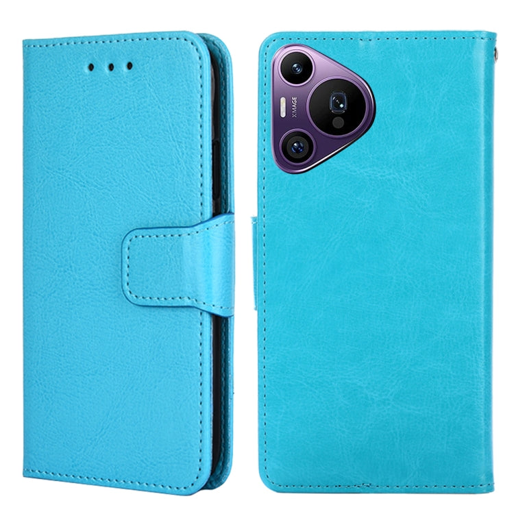 For Huawei Pura 70 Pro / 70 Pro+ 5G Crystal Texture Leather Phone Case(Sky Blue) - Huawei Cases by PMC Jewellery | Online Shopping South Africa | PMC Jewellery | Buy Now Pay Later Mobicred