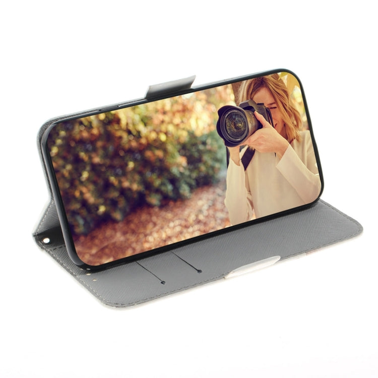 For Motorola Edge 2024 3D Colored Flip Leather Phone Case(Cute Cat) - Motorola Cases by PMC Jewellery | Online Shopping South Africa | PMC Jewellery | Buy Now Pay Later Mobicred