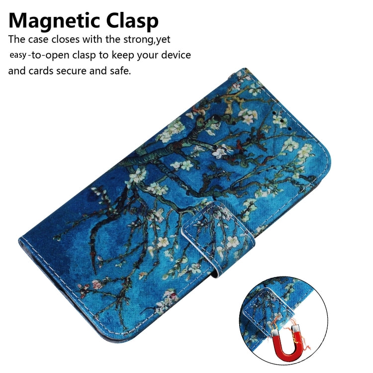 For iPhone 16 Coloured Drawing Flip Leather Phone Case(Apricot) - iPhone 16 Cases by PMC TechLife | Online Shopping South Africa | PMC TechLife | Buy Now Pay Later Mobicred