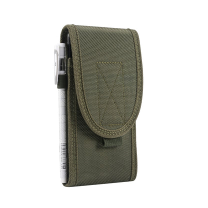 For 6.7 inch and Below Phones Multifunctional Universal Vertical Nylon Fabric Waist Bag Tactical Belt Bag(Green) - More iPhone Cases by PMC Jewellery | Online Shopping South Africa | PMC Jewellery