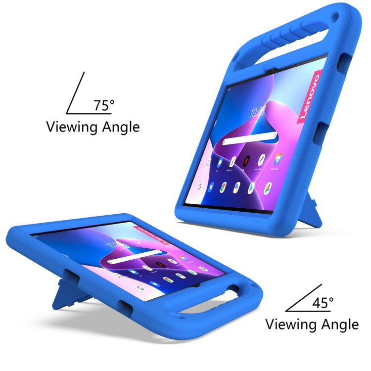 For Lenovo Pad Pro 2021 TB-J716F Handle Portable EVA Shockproof Tablet Case(Blue) - Lenovo by PMC Jewellery | Online Shopping South Africa | PMC Jewellery | Buy Now Pay Later Mobicred