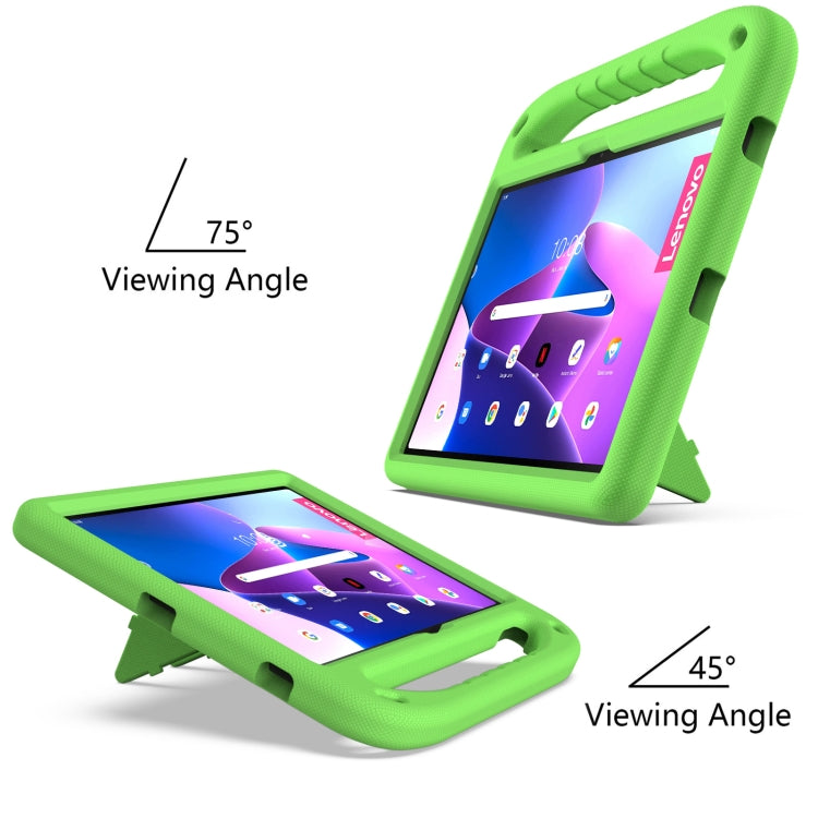 For Lenovo Pad Pro 2021 TB-J716F Handle Portable EVA Shockproof Tablet Case(Green) - Lenovo by PMC Jewellery | Online Shopping South Africa | PMC Jewellery | Buy Now Pay Later Mobicred