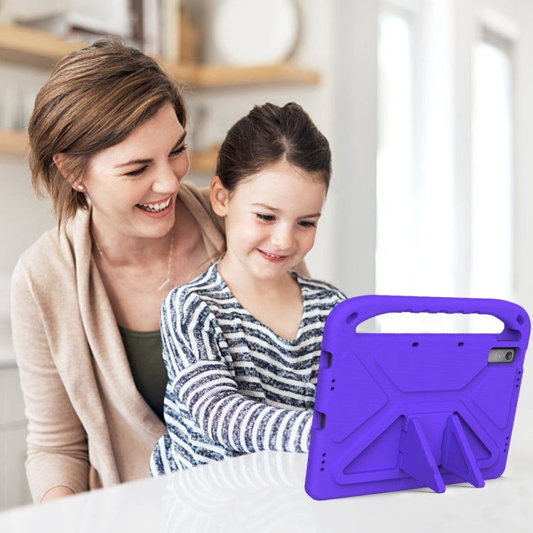 For Lenovo Pad Pro 2021 TB-J716F Handle Portable EVA Shockproof Tablet Case(Purple) - Lenovo by PMC Jewellery | Online Shopping South Africa | PMC Jewellery | Buy Now Pay Later Mobicred