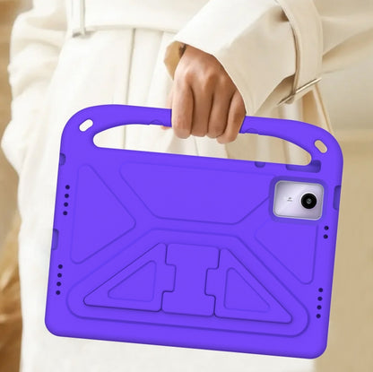 For Lenovo Tab M11/ Xiaoxin Pad 11 2024 Handle Portable EVA Shockproof Tablet Case(Purple) - Lenovo by PMC Jewellery | Online Shopping South Africa | PMC Jewellery | Buy Now Pay Later Mobicred