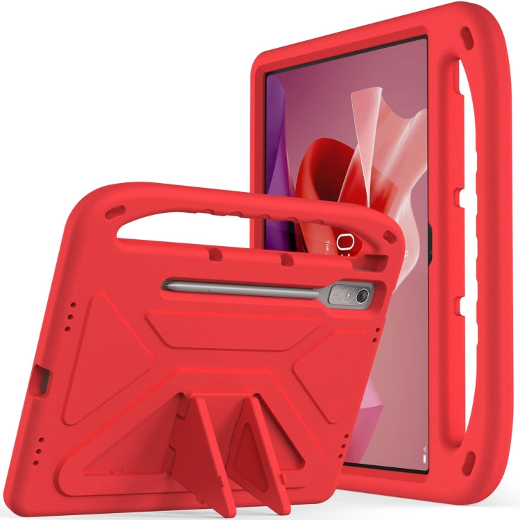 For Lenovo Tab P12 12.7 Handle Portable EVA Shockproof Tablet Case(Red) - Lenovo by PMC Jewellery | Online Shopping South Africa | PMC Jewellery | Buy Now Pay Later Mobicred