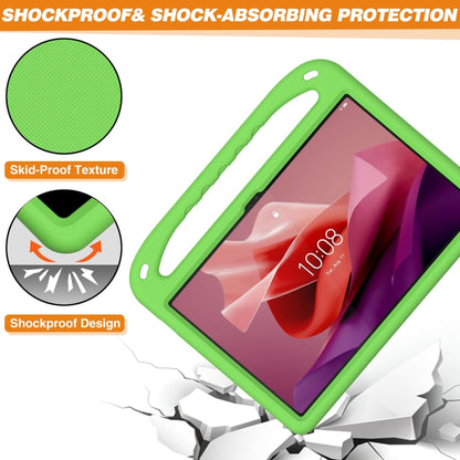 For Lenovo Tab P12 12.7 Handle Portable EVA Shockproof Tablet Case(Green) - Lenovo by PMC Jewellery | Online Shopping South Africa | PMC Jewellery | Buy Now Pay Later Mobicred