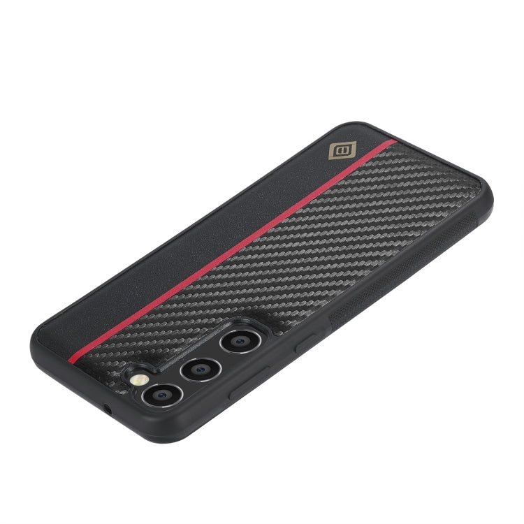 For Samsung Galaxy S23 LC.IMEEKE 3 in 1 Carbon Fiber Texture Shockproof Phone Case(Black) - Galaxy Phone Cases by LC.IMEEKE | Online Shopping South Africa | PMC Jewellery