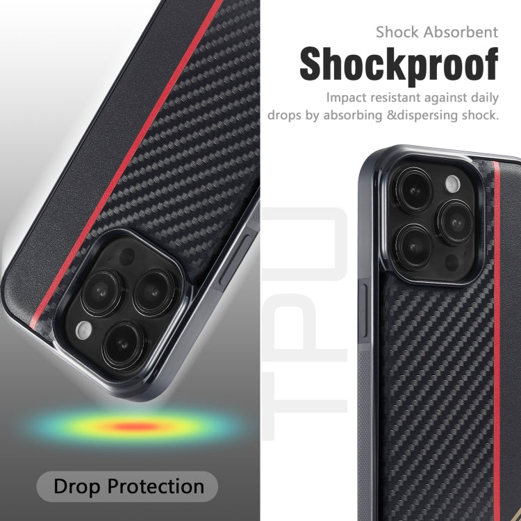 For Samsung Galaxy S24 Ultra 5G LC.IMEEKE 3 in 1 Carbon Fiber Texture Shockproof Phone Case(Black) - Galaxy S24 Ultra 5G Cases by LC.IMEEKE | Online Shopping South Africa | PMC Jewellery | Buy Now Pay Later Mobicred