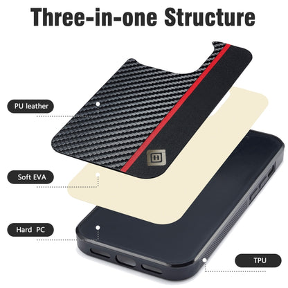 For Samsung Galaxy S24 5G LC.IMEEKE 3 in 1 Carbon Fiber Texture Shockproof Phone Case(Black) - Galaxy S24 5G Cases by LC.IMEEKE | Online Shopping South Africa | PMC Jewellery | Buy Now Pay Later Mobicred