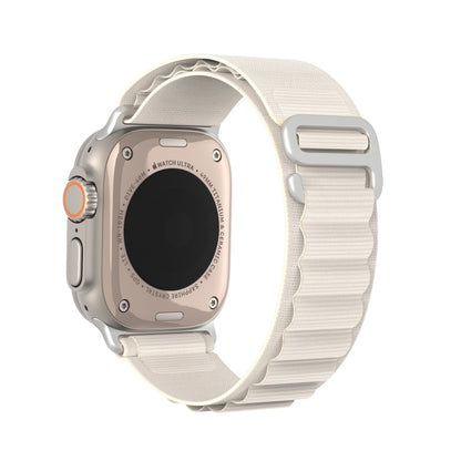 For Apple Watch Series 8 45mm  DUX DUCIS GS Series Nylon Loop Watch Band(Starlight) - Watch Bands by DUX DUCIS | Online Shopping South Africa | PMC Jewellery | Buy Now Pay Later Mobicred