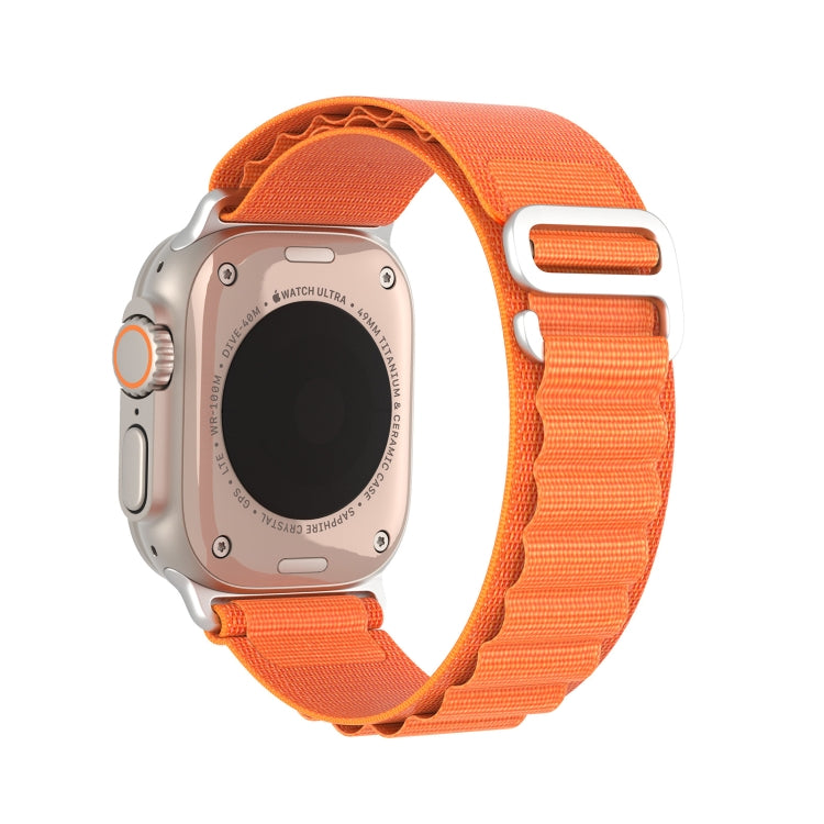 For Apple Watch SE 40mm DUX DUCIS GS Series Nylon Loop Watch Band(Orange) - Watch Bands by DUX DUCIS | Online Shopping South Africa | PMC Jewellery | Buy Now Pay Later Mobicred