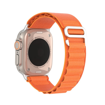 For Apple Watch Series 6 40mm DUX DUCIS GS Series Nylon Loop Watch Band(Orange) - Watch Bands by DUX DUCIS | Online Shopping South Africa | PMC Jewellery | Buy Now Pay Later Mobicred