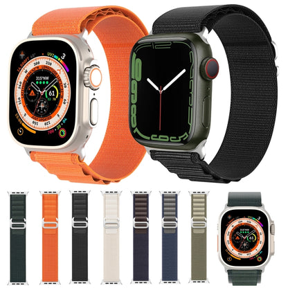 For Apple Watch SE 2022 40mm DUX DUCIS GS Series Nylon Loop Watch Band(Orange) - Watch Bands by DUX DUCIS | Online Shopping South Africa | PMC Jewellery | Buy Now Pay Later Mobicred