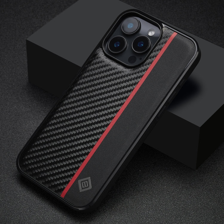 For iPhone 16 Pro LC.IMEEKE 3 in 1 Carbon Fiber Texture Shockproof Phone Case(Black) - iPhone 16 Pro Cases by LC.IMEEKE | Online Shopping South Africa | PMC Jewellery | Buy Now Pay Later Mobicred