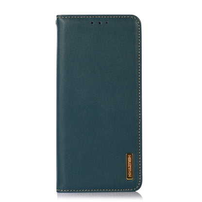 For Asus ZenFone 10 / ZenFone 9 KHAZNEH Nappa Top Layer Cowhide Leather Phone Case(Green) - ASUS Cases by PMC Jewellery | Online Shopping South Africa | PMC Jewellery