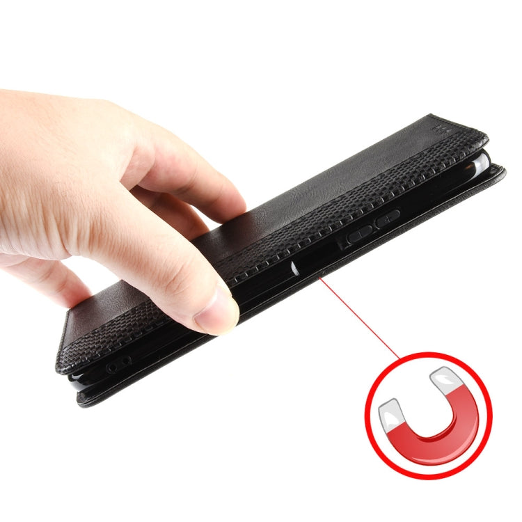 For Ulefone Note 17 Pro Magnetic Buckle Retro Texture Leather Phone Case(Black) - free shipping - PMC Jewellery - Order now!