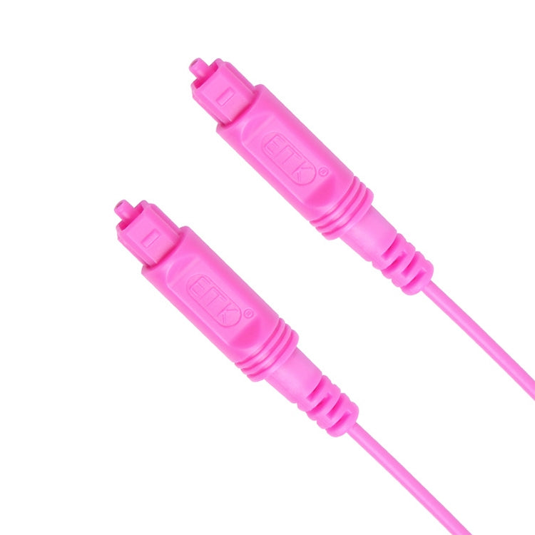 15m EMK OD2.2mm Digital Audio Optical Fiber Cable Plastic Speaker Balance Cable(Pink) - Audio Optical Cables by EMK | Online Shopping South Africa | PMC Jewellery | Buy Now Pay Later Mobicred