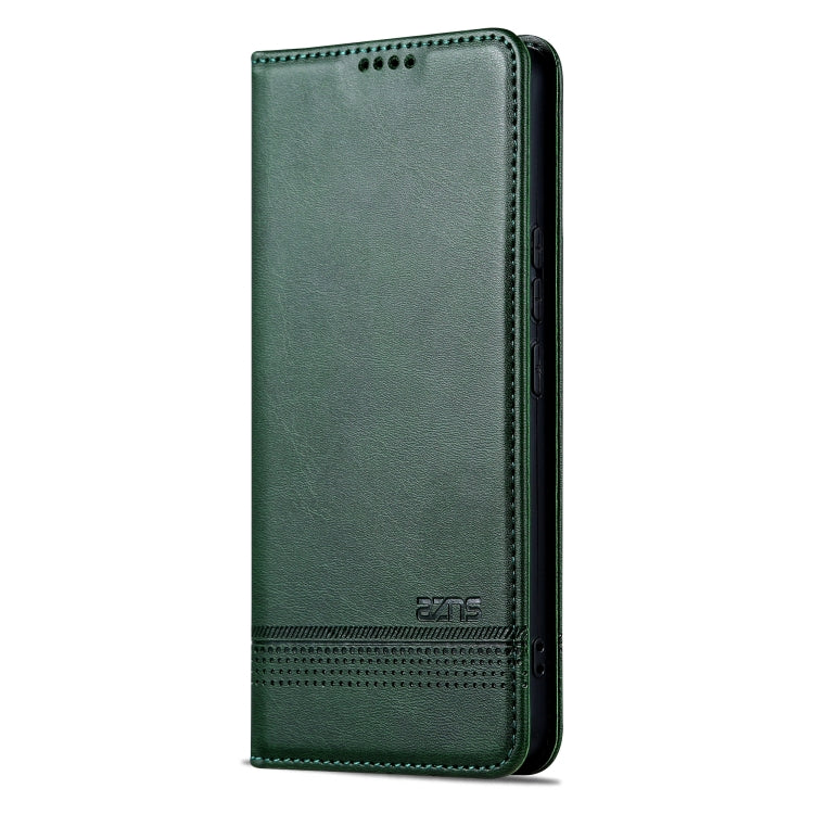 For Samsung Galaxy S24+ 5G AZNS Magnetic Calf Texture Flip Leather Phone Case(Dark Green) - Galaxy S24+ 5G Cases by AZNS | Online Shopping South Africa | PMC Jewellery | Buy Now Pay Later Mobicred