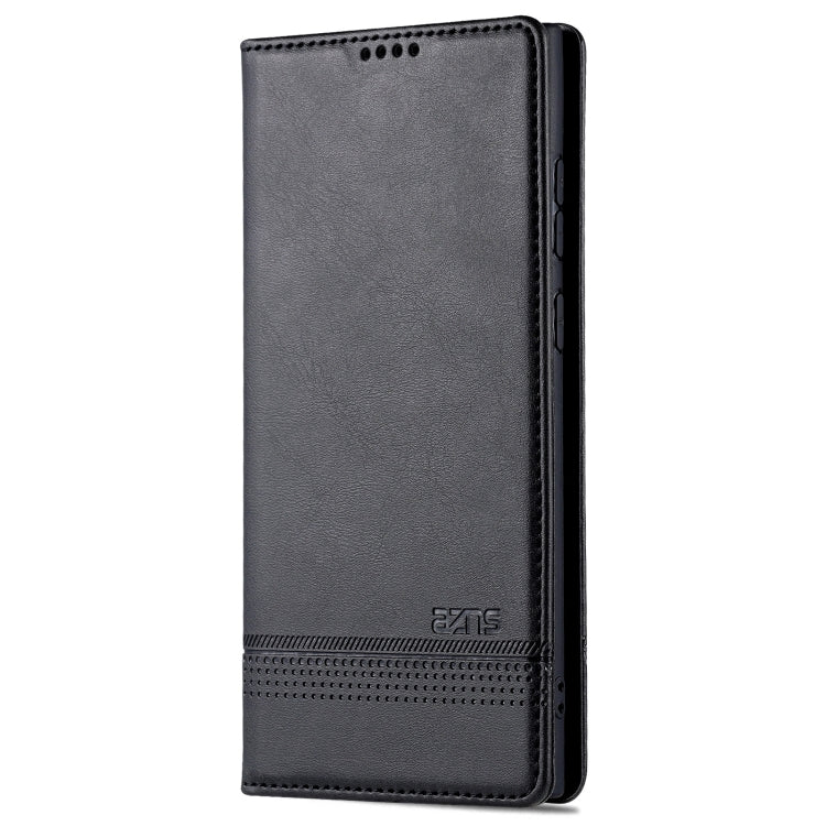 For Samsung Galaxy S24 Ultra 5G AZNS Magnetic Calf Texture Flip Leather Phone Case(Black) - Galaxy S24 Ultra 5G Cases by AZNS | Online Shopping South Africa | PMC Jewellery | Buy Now Pay Later Mobicred