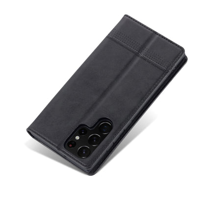 For Samsung Galaxy S24 Ultra 5G AZNS Magnetic Calf Texture Flip Leather Phone Case(Black) - Galaxy S24 Ultra 5G Cases by AZNS | Online Shopping South Africa | PMC Jewellery | Buy Now Pay Later Mobicred