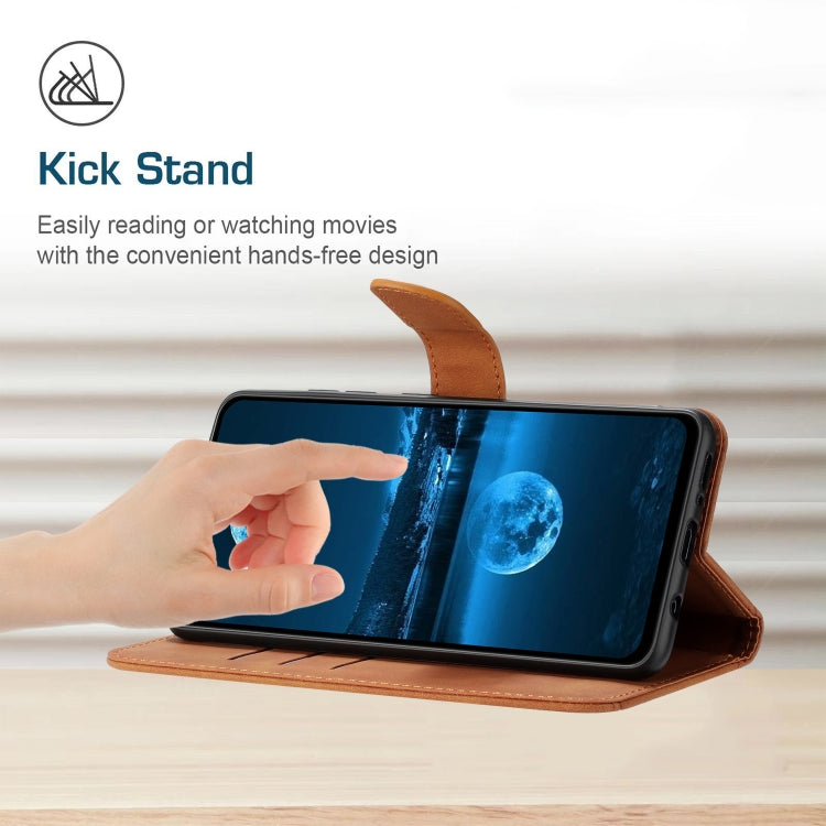 For Google Pixel 9 Pro Stitching Embossed Leather Phone Case(Brown) - Google Cases by PMC TechLife | Online Shopping South Africa | PMC TechLife | Buy Now Pay Later Mobicred