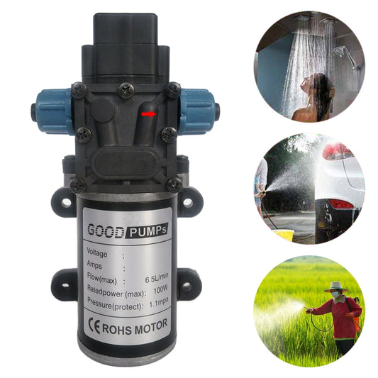 DC48V 100W Reflux Double Thread Positive Pump Diaphragm 8L Atomizing Spray Water Pump for Car Washing / Irrigation - Car washing supplies by PMC Jewellery | Online Shopping South Africa | PMC Jewellery | Buy Now Pay Later Mobicred