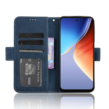 For Blackview A96 Skin Feel Calf Texture Card Slots Leather Phone Case(Blue) - More Brand by PMC Jewellery | Online Shopping South Africa | PMC Jewellery