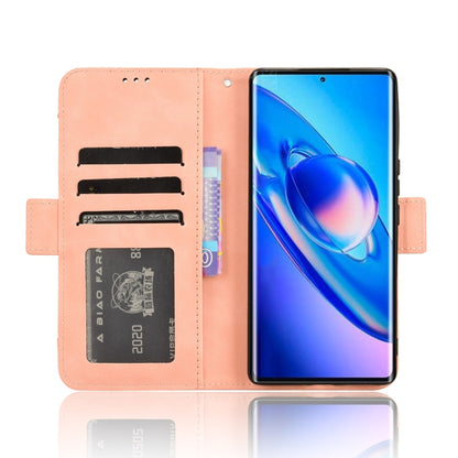 For Blackview A200 Pro Skin Feel Calf Texture Card Slots Leather Phone Case(Pink) - More Brand by PMC Jewellery | Online Shopping South Africa | PMC Jewellery