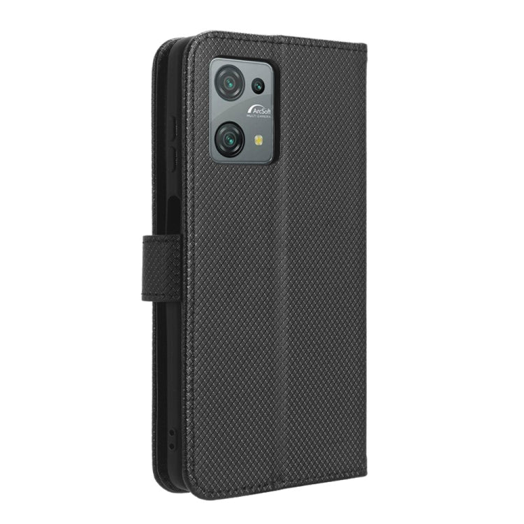 For Blackview Oscal C30 / C30 Pro Diamond Texture Leather Phone Case(Black) - More Brand by PMC Jewellery | Online Shopping South Africa | PMC Jewellery