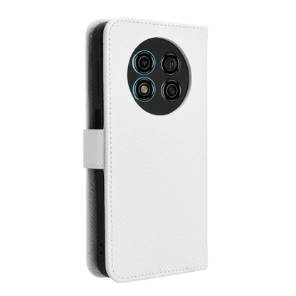 For Ulefone Note 15 Diamond Texture Leather Phone Case(White) - Ulefone Cases by PMC Jewellery | Online Shopping South Africa | PMC Jewellery | Buy Now Pay Later Mobicred