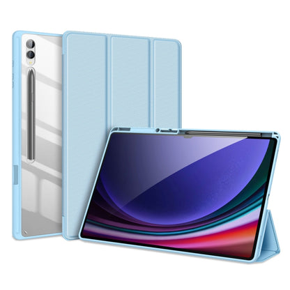 For Samsung Galaxy Tab S10 Ultra DUX DUCIS TOBY Series Antiskid Leather Tablet Case with Sleep / Wake-up Function(Blue) - Tab S10 Ultra Cases by DUX DUCIS | Online Shopping South Africa | PMC Jewellery | Buy Now Pay Later Mobicred