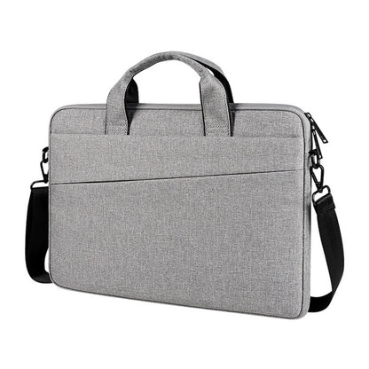 For 15.6 inch ST01S Waterproof Oxford Laptop Diagonal Shoulder Handbag(Light Grey) - 13.3 inch by PMC Jewellery | Online Shopping South Africa | PMC Jewellery | Buy Now Pay Later Mobicred