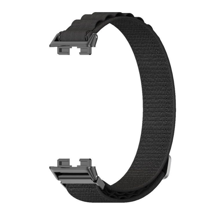 For Huawei Band 8 / 9 Mijobs Nylon Breathable Watch Band(Black) - Watch Bands by MIJOBS | Online Shopping South Africa | PMC Jewellery | Buy Now Pay Later Mobicred