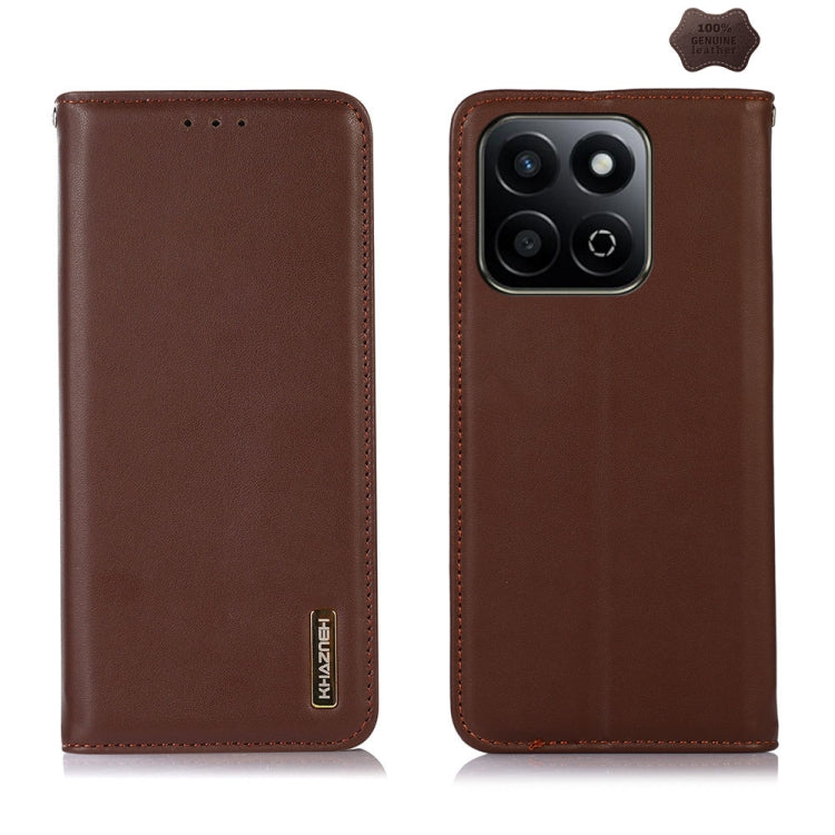 For Honor Play 60 Plus / 200 Smart KHAZNEH Nappa Top Layer Cowhide Leather Phone Case(Brown) - free shipping - PMC TechLife - Order now!