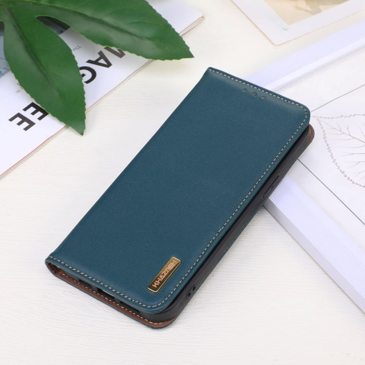 For Honor X9c 5G Global KHAZNEH Nappa Top Layer Cowhide Leather Phone Case(Green) - Honor Cases by PMC TechLife | Online Shopping South Africa | PMC TechLife | Buy Now Pay Later Mobicred