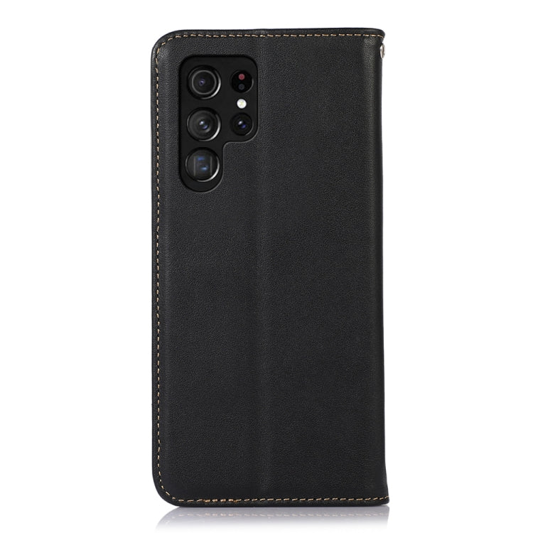 For Samsung Galaxy S24 Ultra KHAZNEH Nappa Top Layer Cowhide Leather Phone Case(Black) - Galaxy Phone Cases by PMC Jewellery | Online Shopping South Africa | PMC Jewellery | Buy Now Pay Later Mobicred