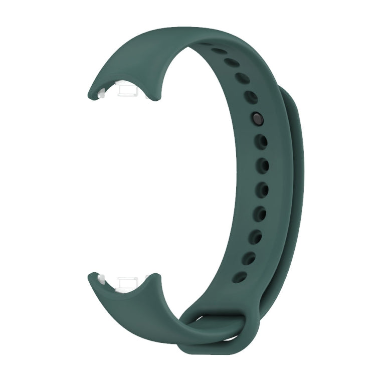 For Xiaomi Mi Band 8 / 9 Mijobs Solid Color Silicone Watch Band(Crow Blue) - Watch Bands by MIJOBS | Online Shopping South Africa | PMC TechLife | Buy Now Pay Later Mobicred