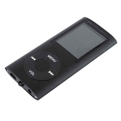 1.8 inch TFT Screen Metal MP4 Player With 16G TF Card+Earphone+Cable(Black) - MP4 Player by PMC Jewellery | Online Shopping South Africa | PMC Jewellery | Buy Now Pay Later Mobicred