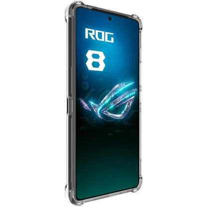For Asus ROG Phone 8 / 8 Pro imak Shockproof Airbag TPU Phone Case(Transparent) - ASUS Cases by imak | Online Shopping South Africa | PMC Jewellery