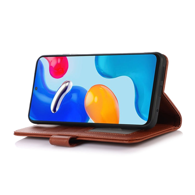 For OPPO Reno11 5G Pro Global Cow Texture Flip Leather Phone Case(Brown) - Reno11 Pro Cases by PMC TechLife | Online Shopping South Africa | PMC TechLife | Buy Now Pay Later Mobicred