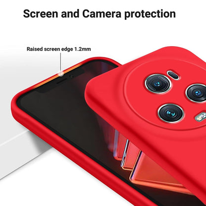 For Honor Magic5 Pro Pure Color Liquid Silicone Shockproof Phone Case(Red) - Honor Cases by PMC Jewellery | Online Shopping South Africa | PMC Jewellery | Buy Now Pay Later Mobicred