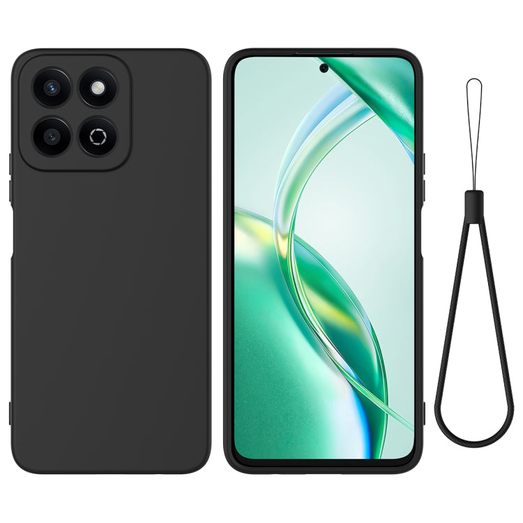 For Honor X7c / Play 200 Plus Solid Color Liquid Silicone Dropproof Full Coverage Phone Case(Black) - free shipping - PMC TechLife - Order now!