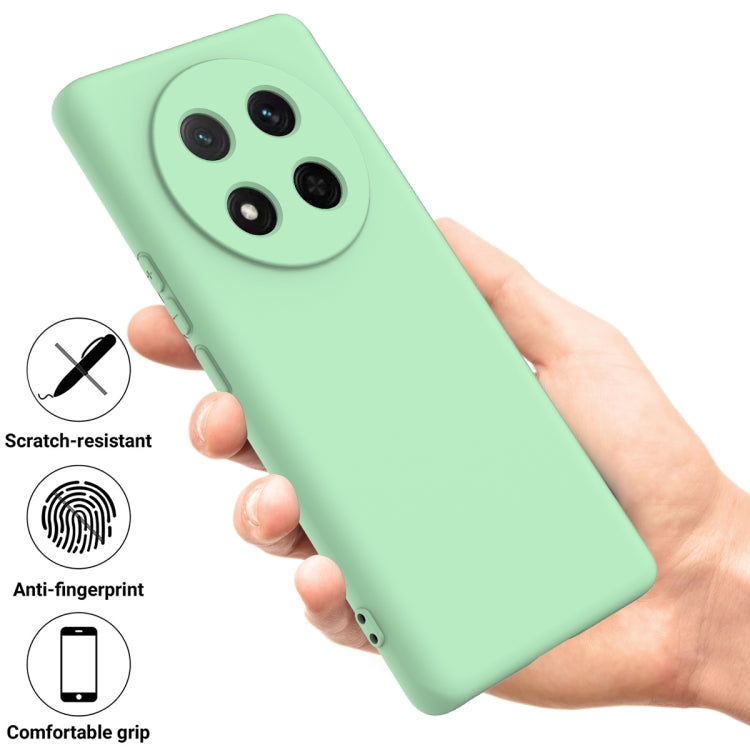 For Honor X9c / X60 Pro 5G Solid Color Liquid Silicone Dropproof Full Coverage Phone Case(Green) - free shipping - PMC TechLife - Order now!