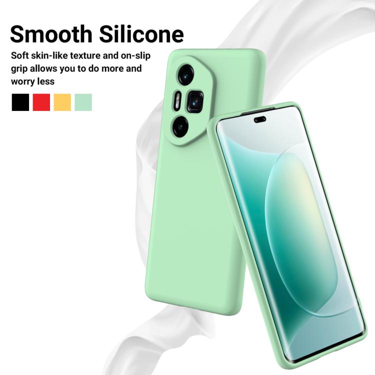 For Honor 300 Ultra / 300 Pro Solid Color Liquid Silicone Dropproof Full Coverage Phone Case(Green) - free shipping - PMC TechLife - Order now!