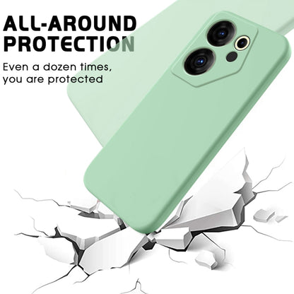 For Tecno Camon 20 Premier Pure Color Liquid Silicone Shockproof Phone Case(Green) - Tecno Cases by PMC Jewellery | Online Shopping South Africa | PMC Jewellery