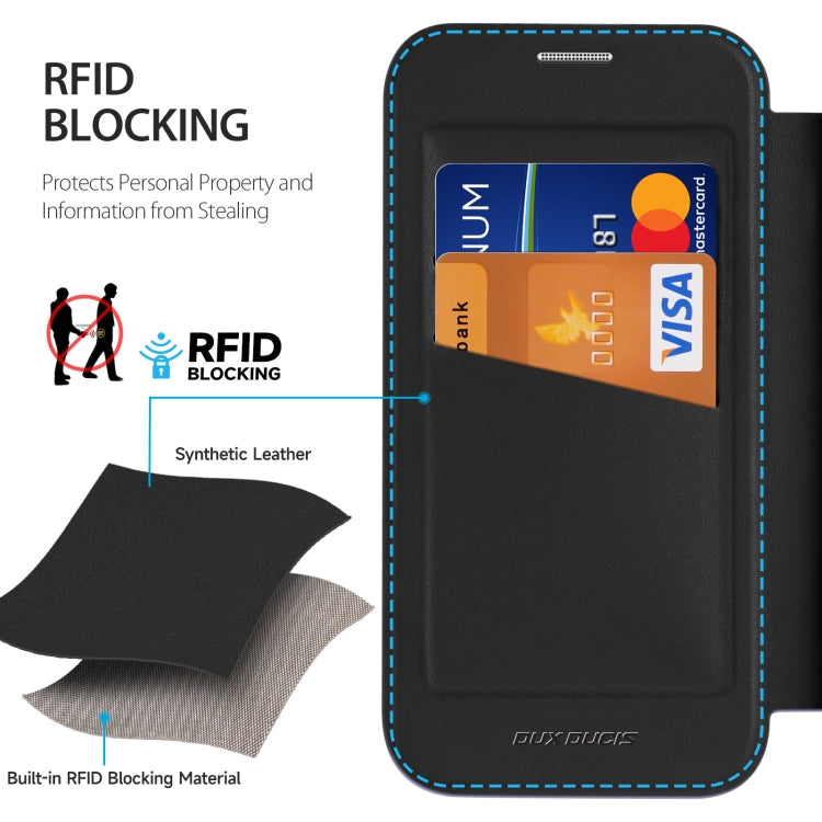 For iPhone 15 Pro Max DUX DUCIS Skin X Pro Series Magsafe PC + TPU Phone Leather Case(Black) - free shipping - PMC Jewellery - Order now!