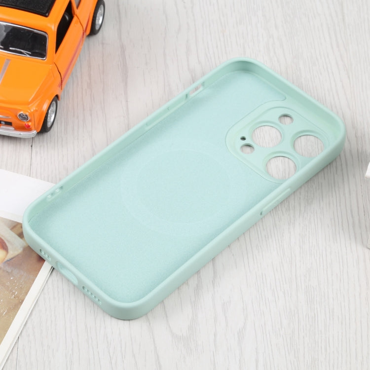 For iPhone 16 Pro Liquid Silicone Magsafe Phone Case(Light Cyan) - iPhone 16 Pro Cases by PMC Jewellery | Online Shopping South Africa | PMC Jewellery | Buy Now Pay Later Mobicred